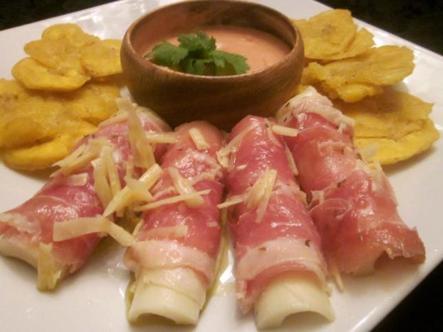 Prosciutto and Tostones