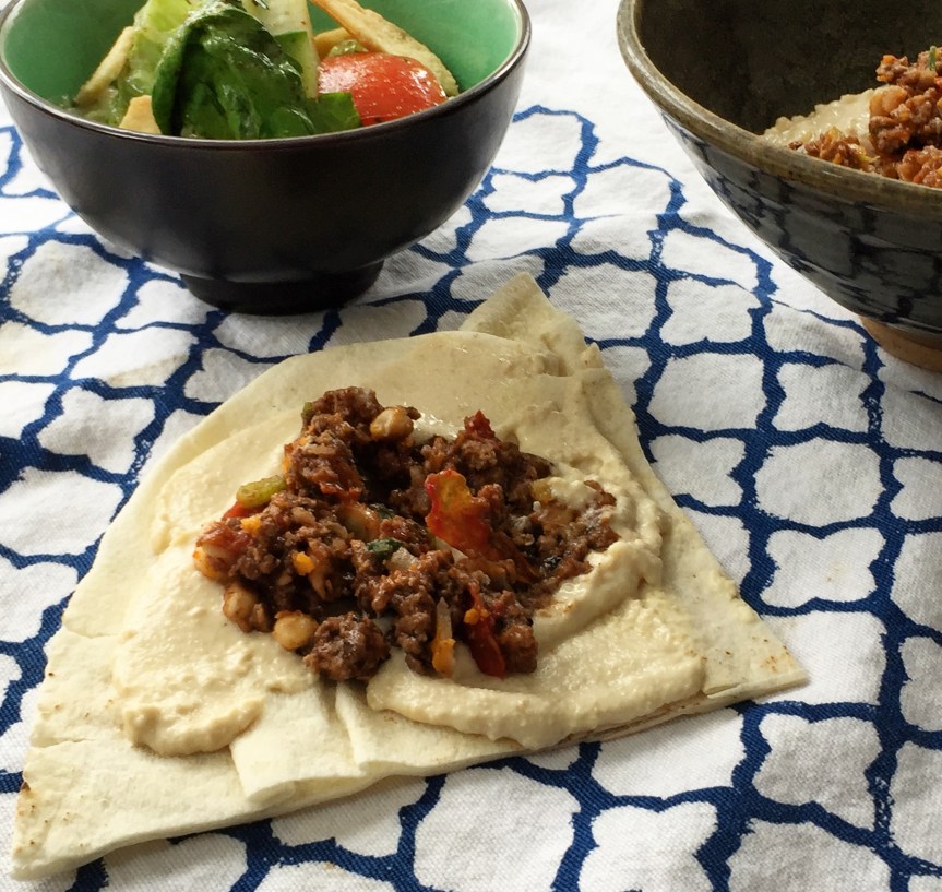 Warm Hummus & Spiced Lamb