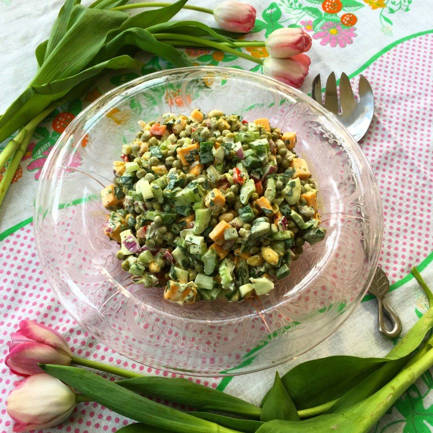 Springtime Pea Salad From Quilt Country