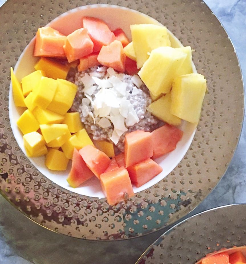 Tropical Fruit Chia Pudding