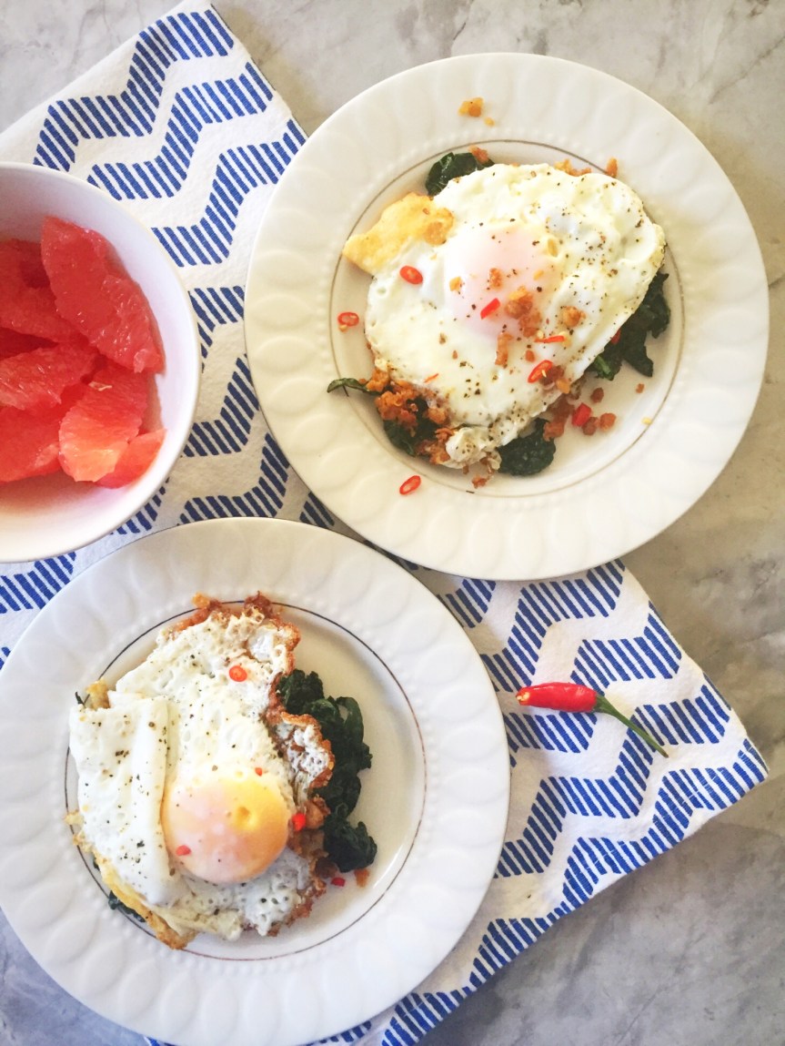 Eggs + Kale Fried in Schmaltz, Georgian Eggplant Rolls With Walnut Garlic Filling and Ukrainian Borsch: Whole30 Day&nbsp;Fifteen