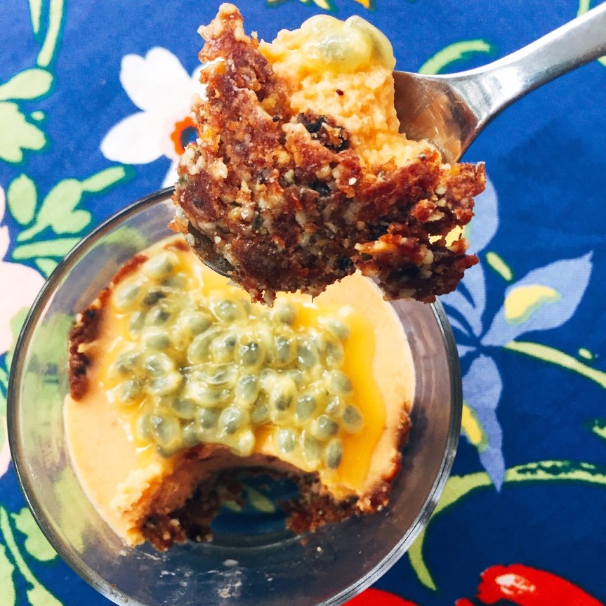 Passionfruit Papaya Tart