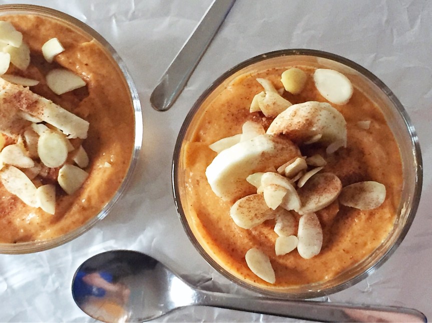Sweet Potato Almond Butter Chia Pudding