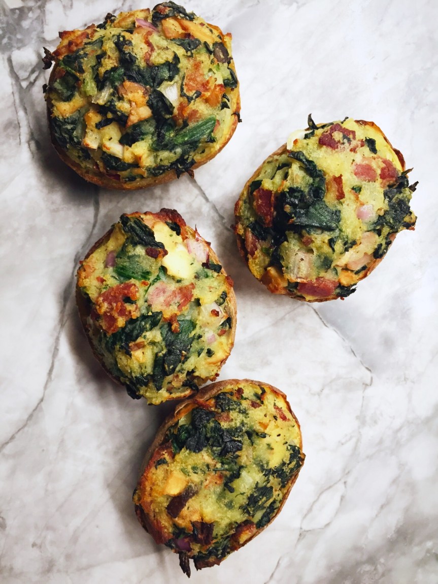 Twice Baked Steakhouse Potatoes
